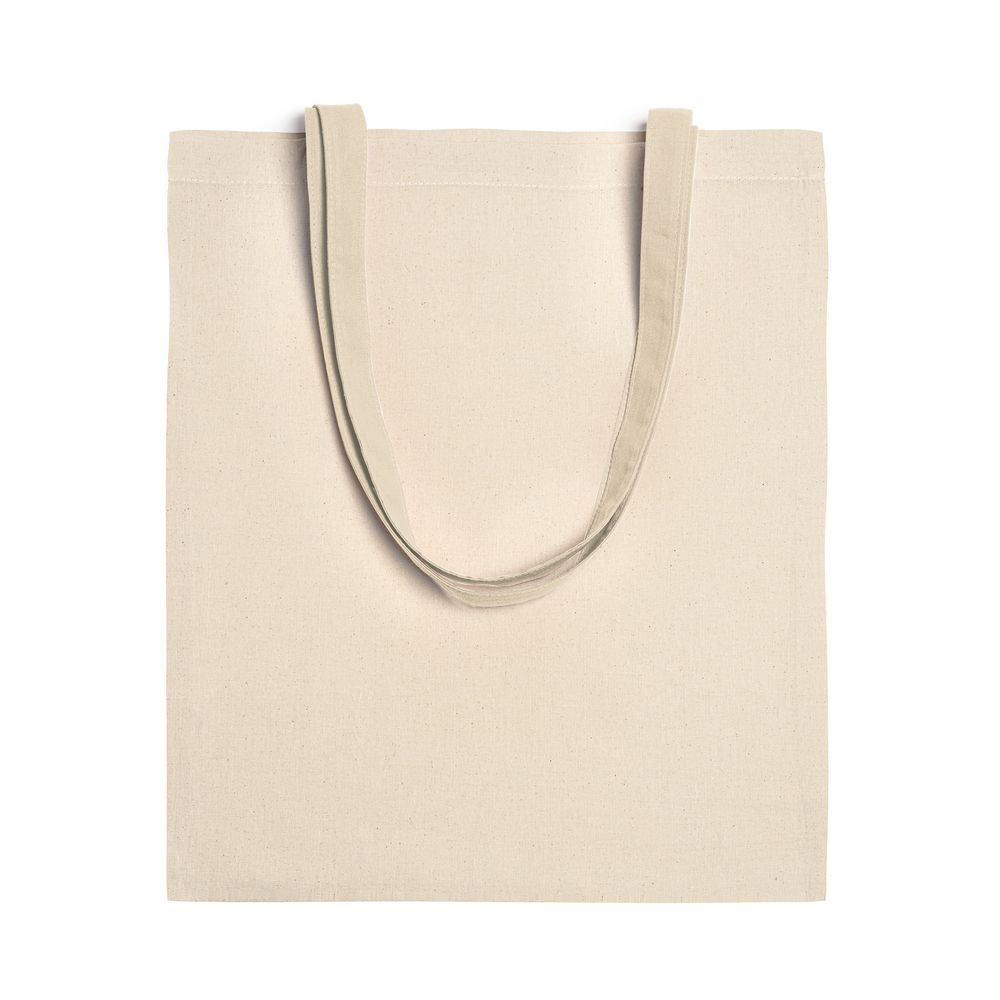 EgotierPro BO7601 - Cabas HILL en tissu coton coloris naturel