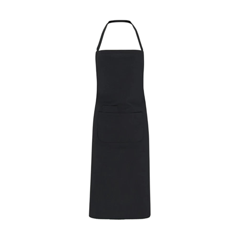 EgotierPro DE9129 - Tablier long DUCASSE avec double poche frontale et attaches assorties