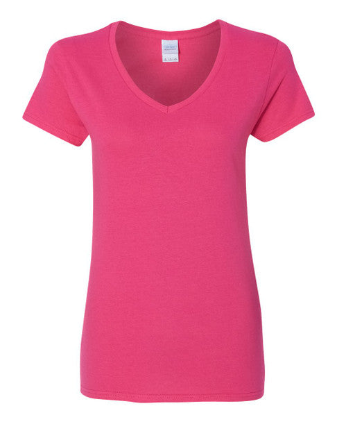 Gildan 5V00L Women's Heavy Cotton™ V-Neck T-shirt