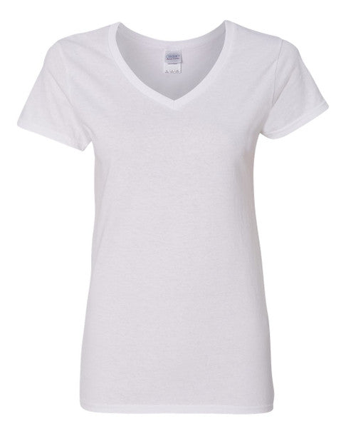 Gildan 5V00L Women's Heavy Cotton™ V-Neck T-shirt