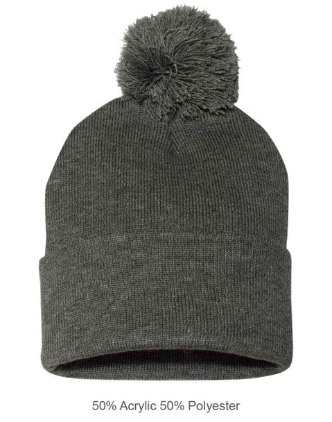 Sportsman SP15 12"Pom-Pom Knit Toque