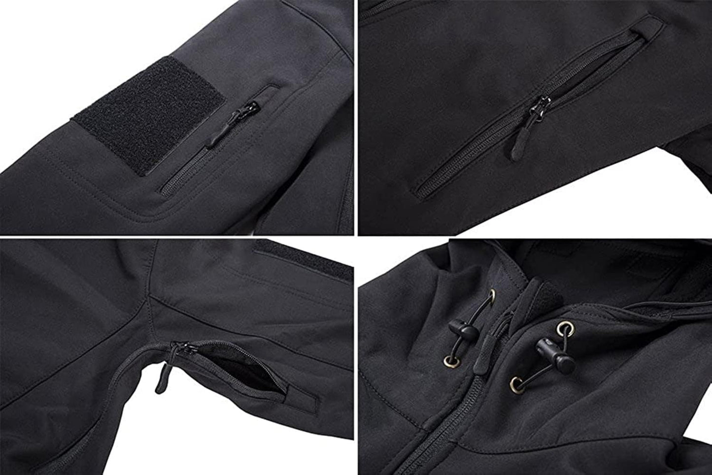 Manteau homme Veste chauffante avec batterie 7,4 V/14400 mAh, manteau d'hiver d'extérieur BCOTE