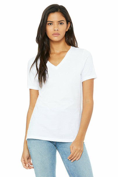 Bella+Canvas 6405 Women’s Relaxed Jersey V-Neck Short Sleeve Tee