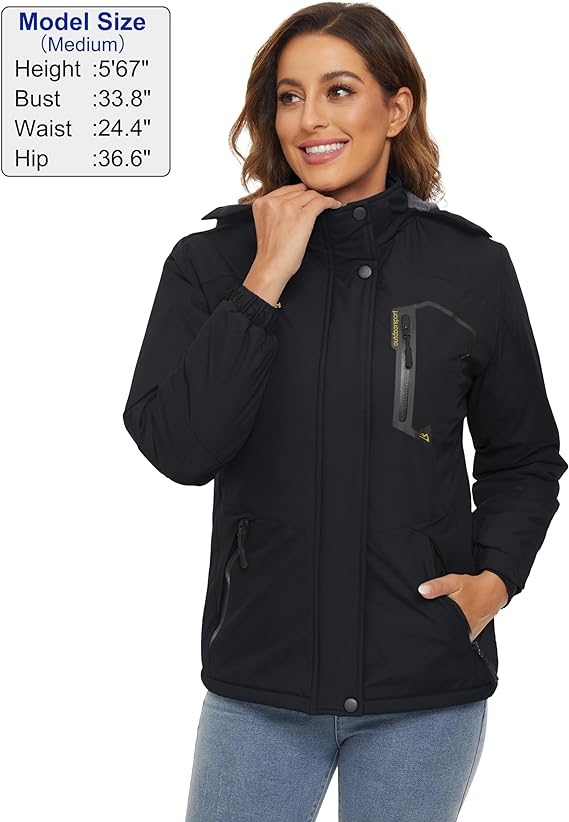 Manteau d'hiver imperméable pour femme MAGCOMSEN