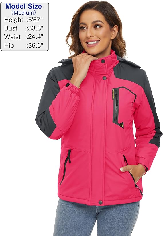 Manteau d'hiver imperméable pour femme MAGCOMSEN