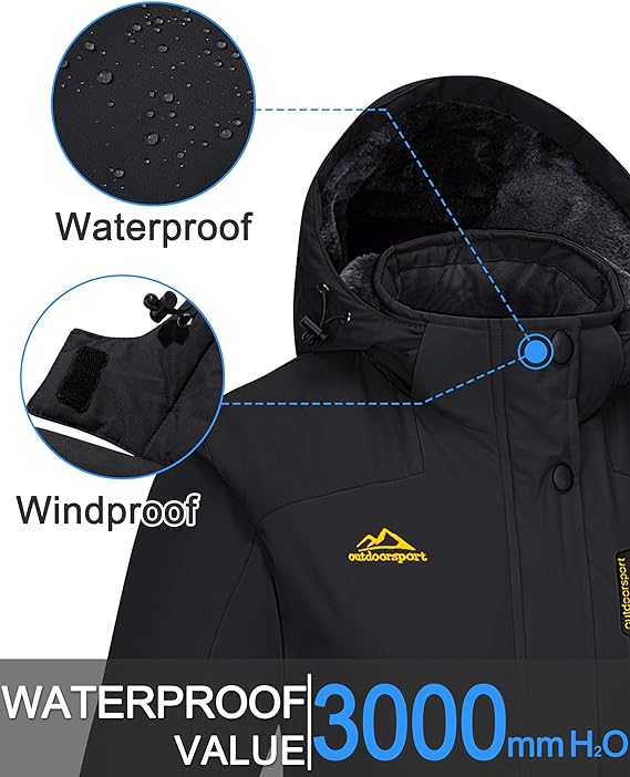 Manteau d'hiver imperméable pour femme MAGCOMSEN