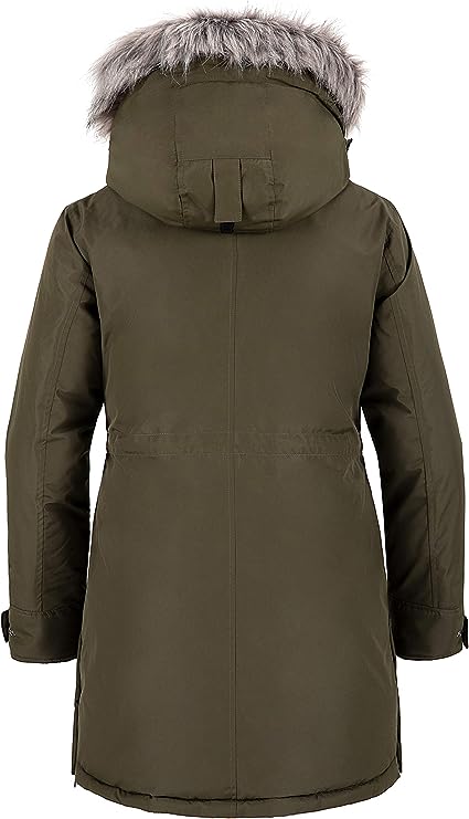 Wantdo Manteau d'hiver chaud et imperméable pour femme