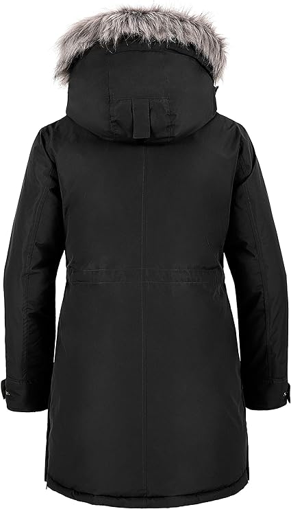 Wantdo Manteau d'hiver chaud et imperméable pour femme