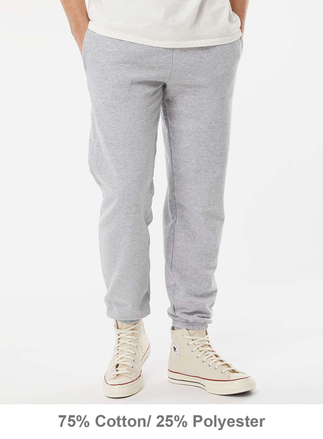 King Athletics KF9012 Pocketed Pants With Elastic Cuffs