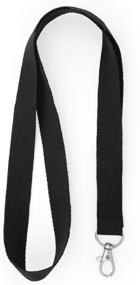 EgotierPro LY7053 - HOST Lanyard en polyester avec mousqueton