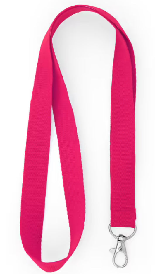 EgotierPro LY7053 - HOST Lanyard en polyester avec mousqueton