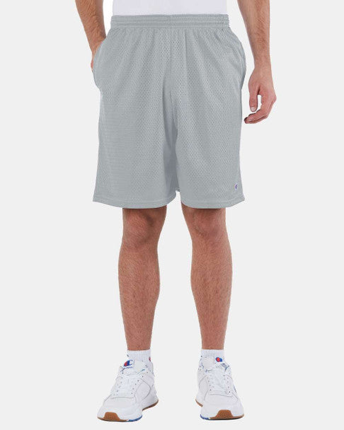 Champion S162 Polyester Mesh 9" Shorts with Pockets