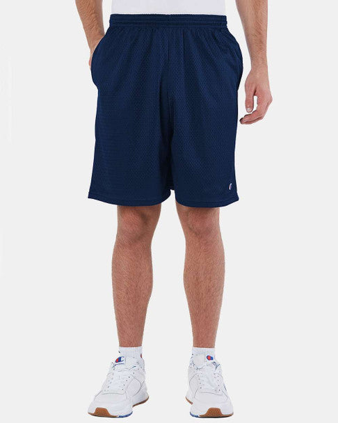 Champion S162 Polyester Mesh 9" Shorts with Pockets