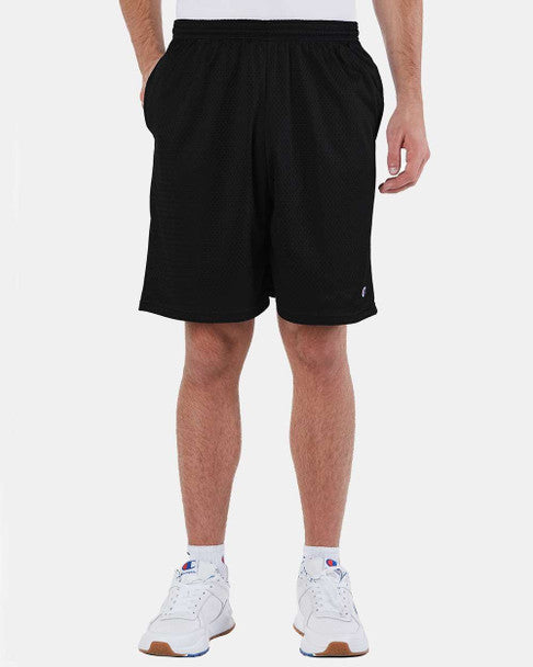 Champion S162 Polyester Mesh 9" Shorts with Pockets
