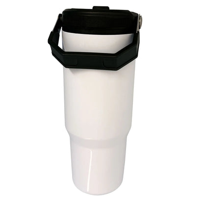 Tasse blanche en acier inoxydable de 30 oz pour sublimation