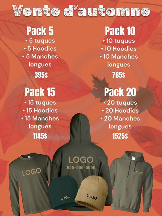 Vente d'Automne Pack 20