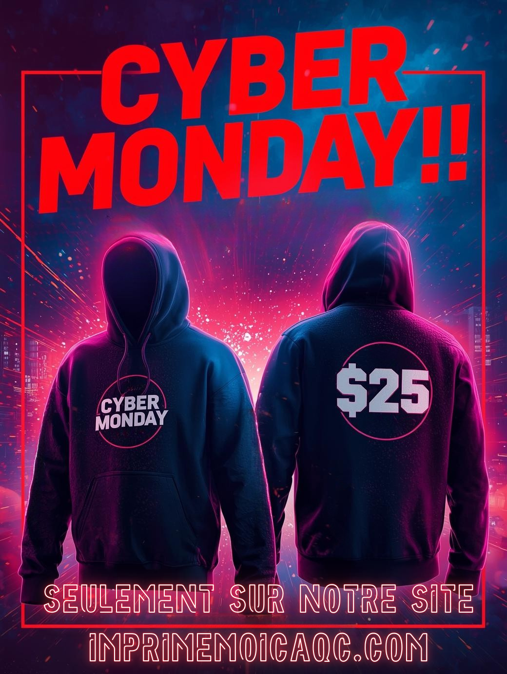 Cyber Lundi 1er décembre seulement